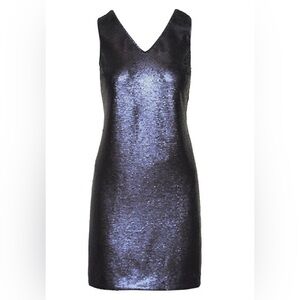 Banana Republic Blue Sequin Mini Dress